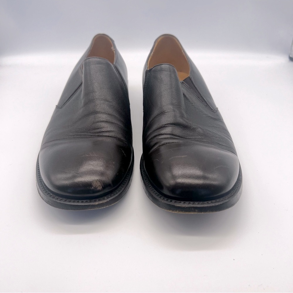 Varda Handcrafted Italian Leather Slip On Loafers in Dark Brown Men's Size 10 - Picture 3 of 11